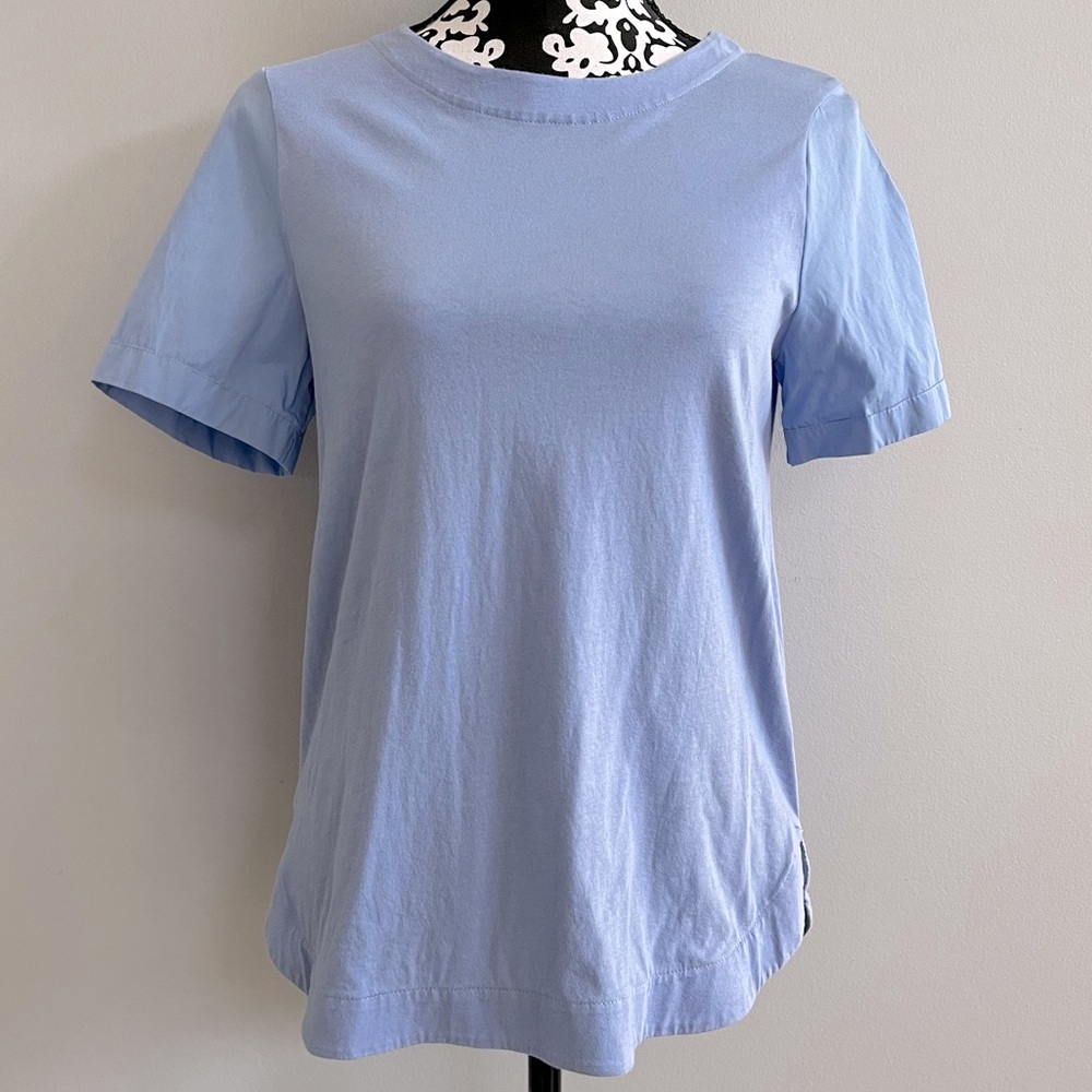 Maeve by Anthropologie Short Sleeve Cotton Top Size XS Casual Coastal Preppy